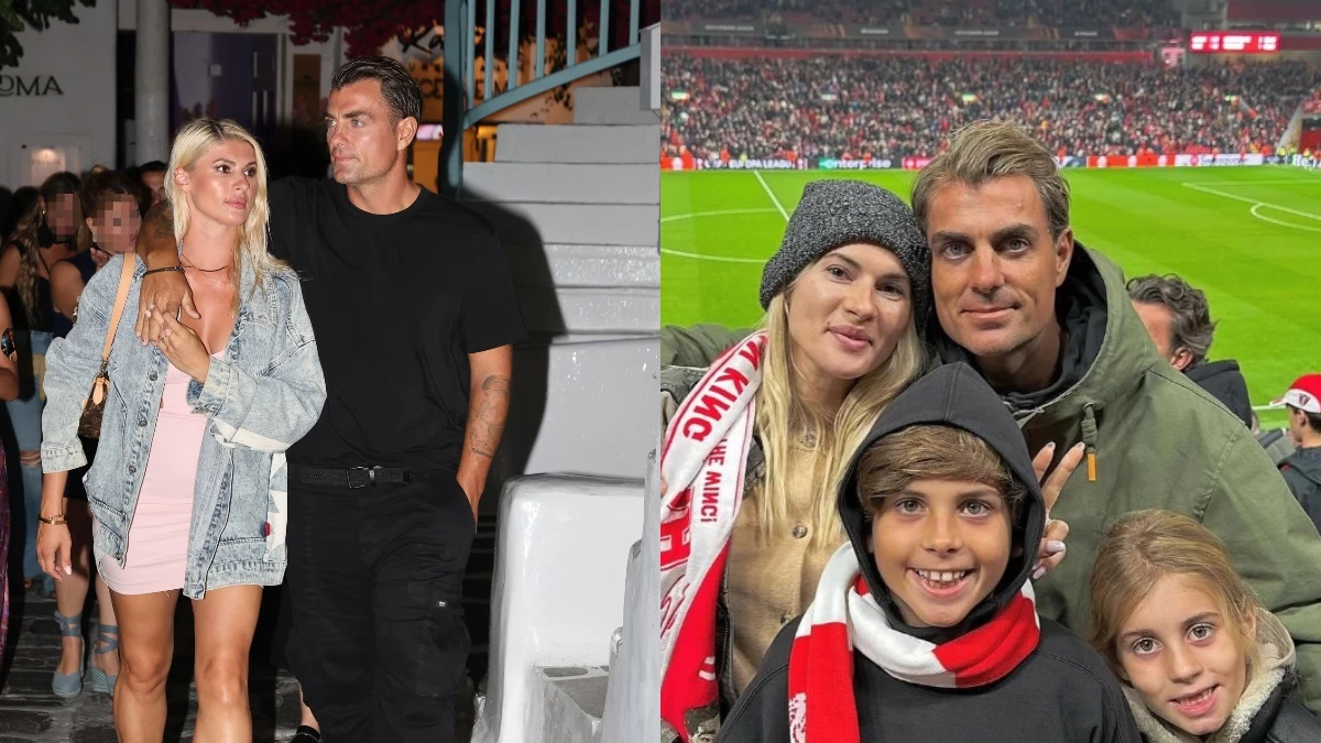 Χανταμπάκης & Πηλιάκη: Με μαρμάρινα πατώματα, τζάκι, γυμναστήριο, πισίνα και γήπεδο στον κήπο - Η μοντέρνα μονοκατοικία τους