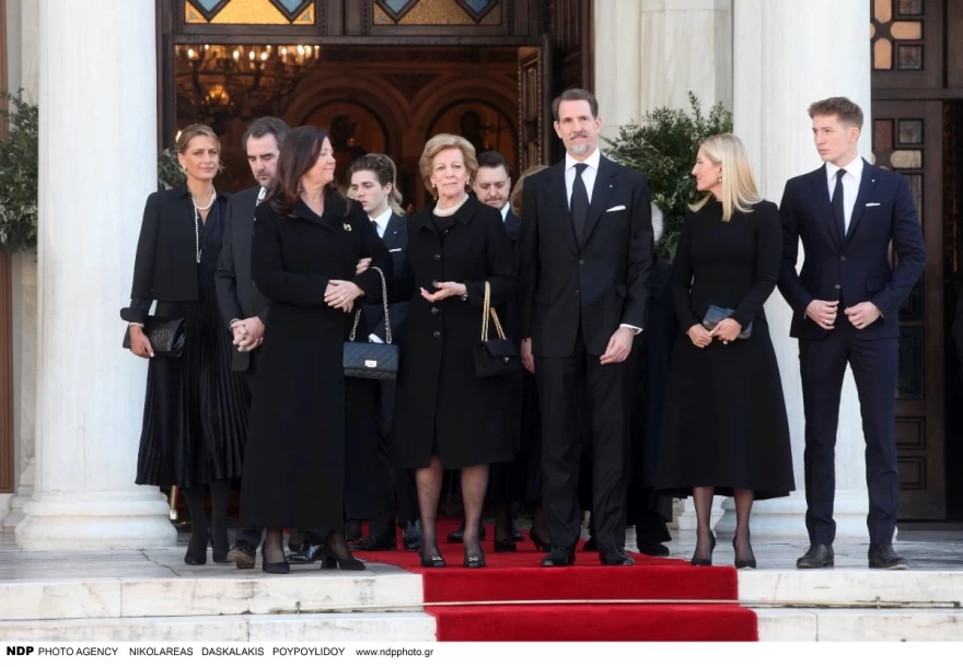 Η οικογένεια του τέως βασιλιά Κωνσταντίνου