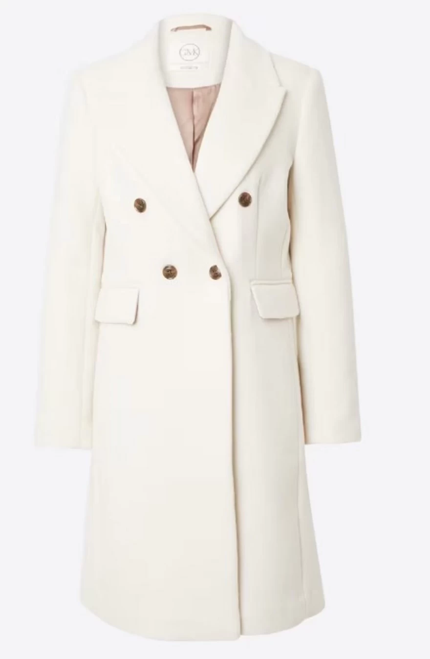 λευκό παλτό