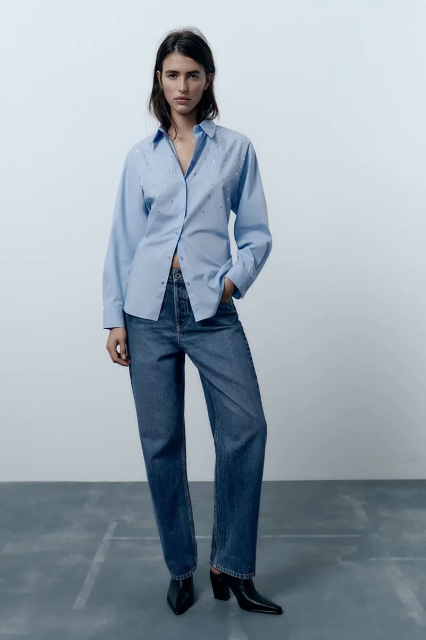 γαλάζιο πουκάμισο