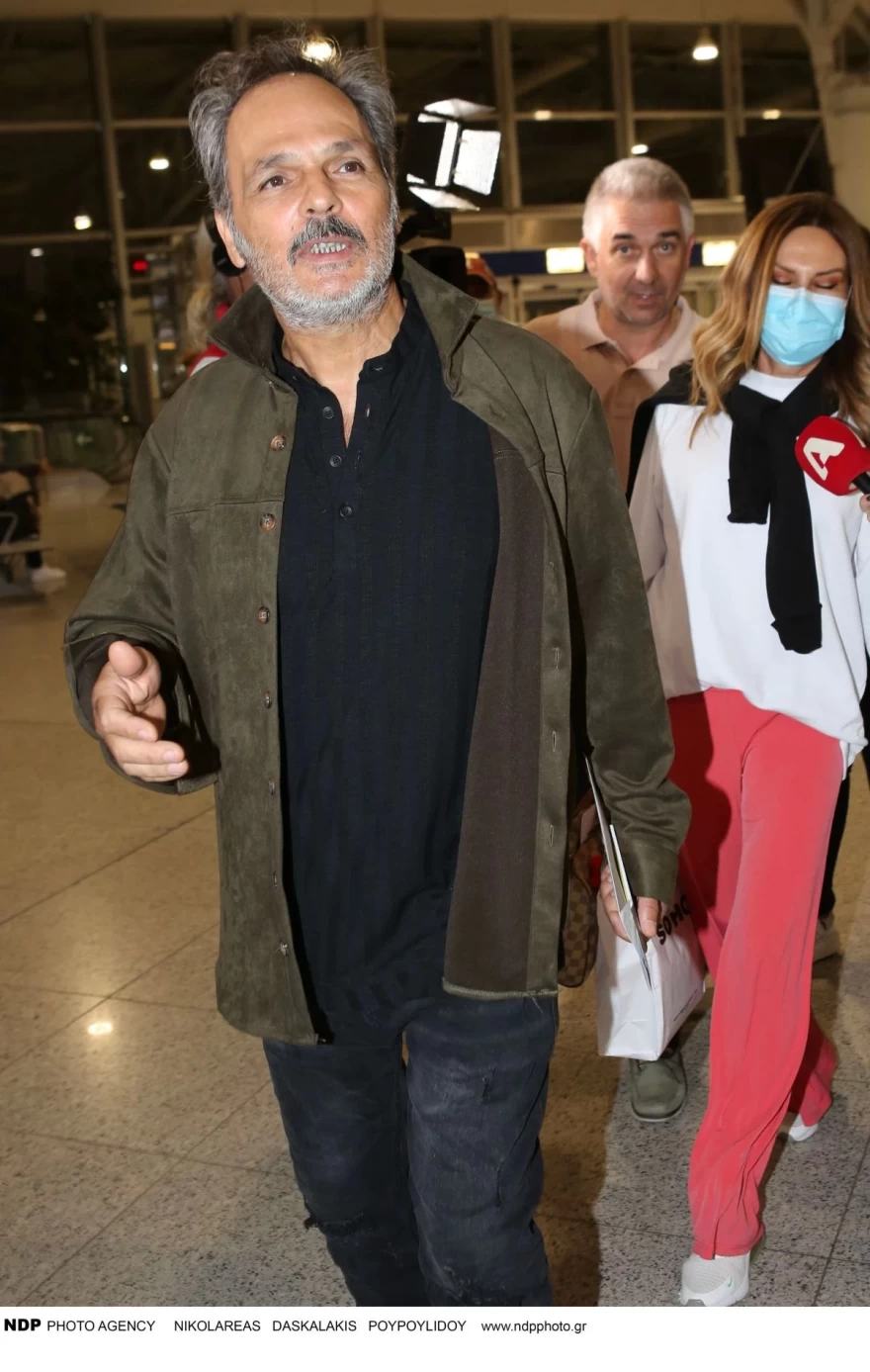 Ο Σταμάτης Γαρδέλης λίγο πριν μπει στο Δαφνί