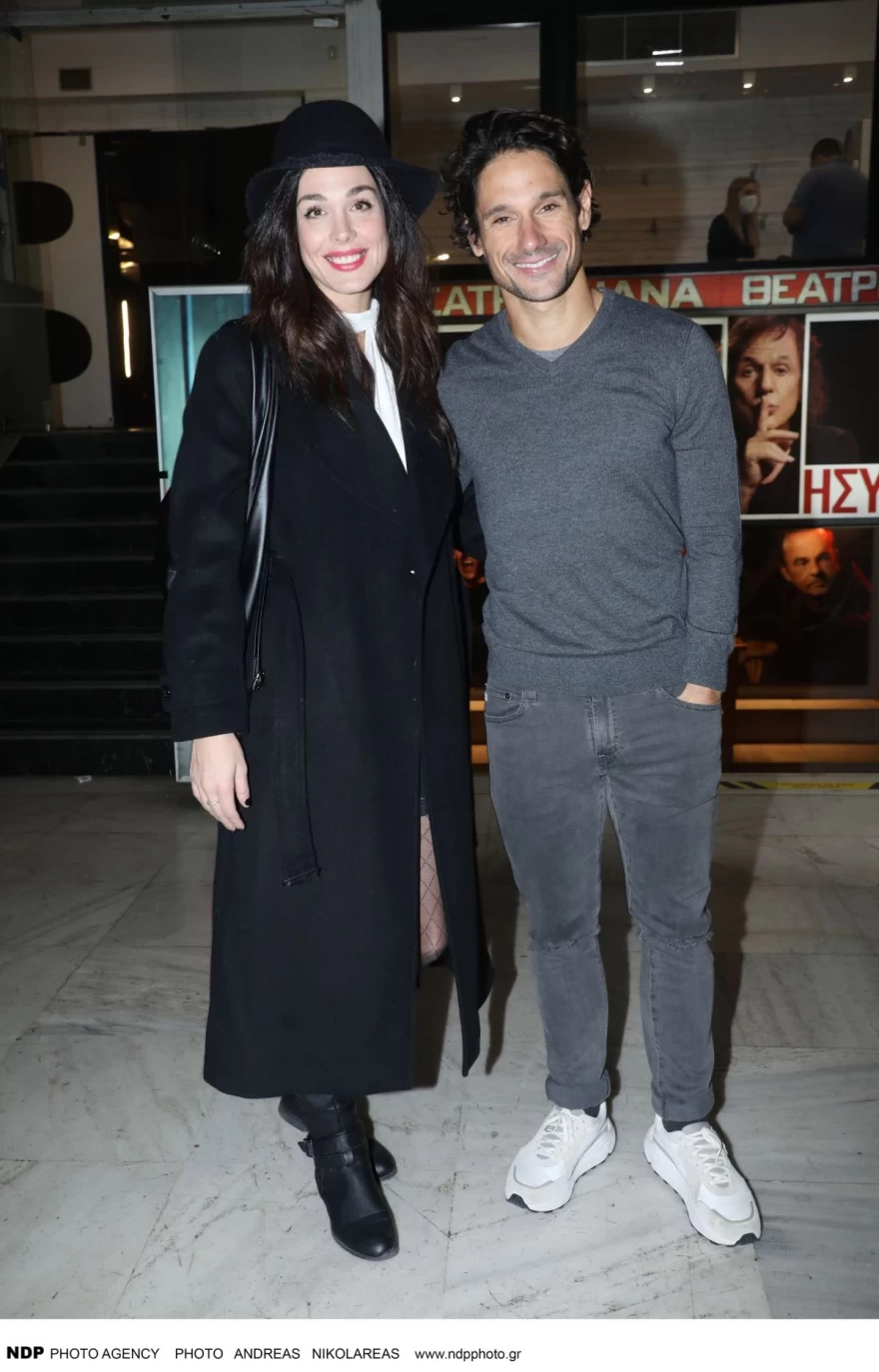 Ο Πάνος Βλάχος με την Ιωάννα Τριανταφυλλίδου