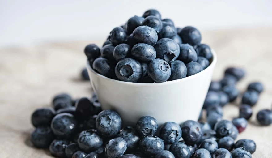 μπολ με μύρτιλα