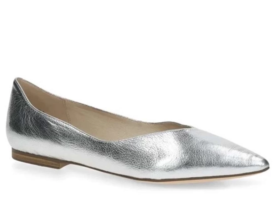 ασημί γοβάκια