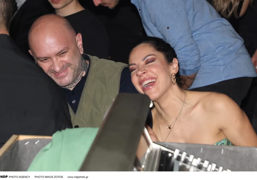 Ο Δημήτρης Κατριβέσης και η Μαριάντα Πιερίδη