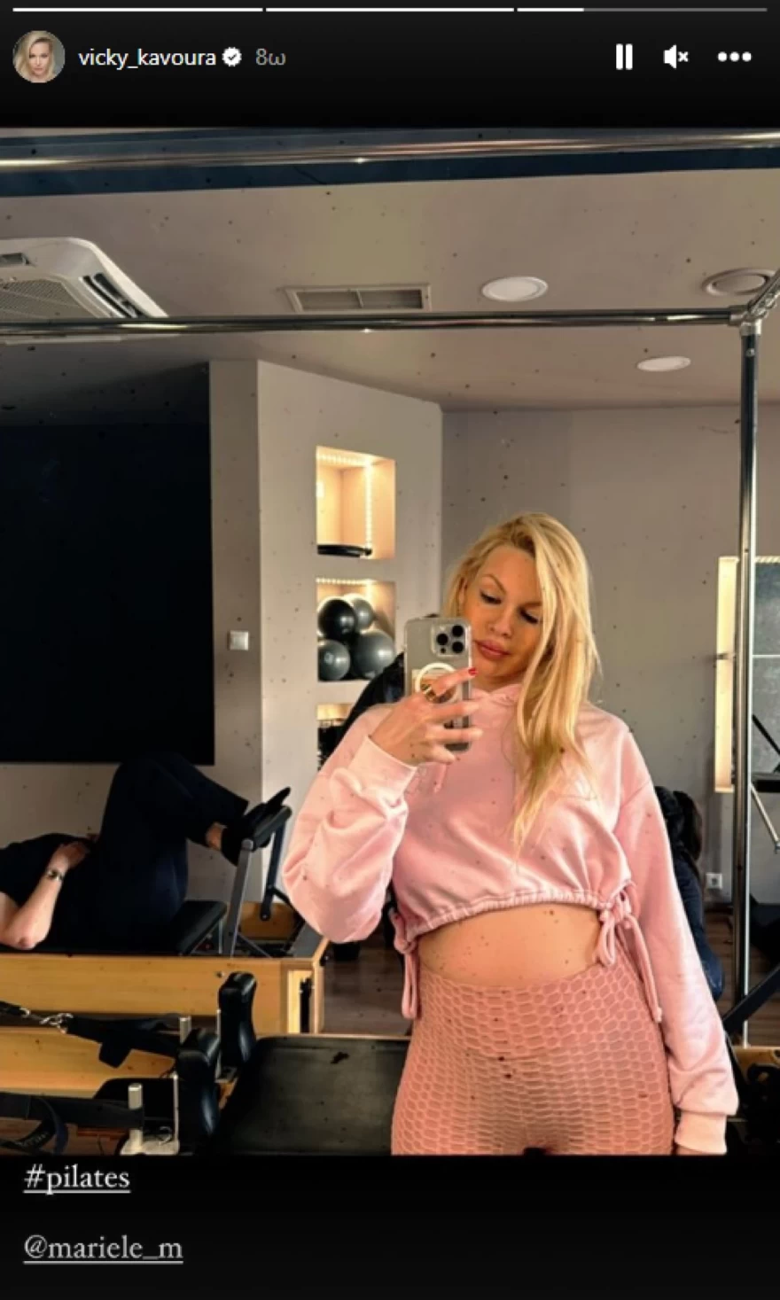 Βίκυ Κάβουρα - Εγκυμοσύνη