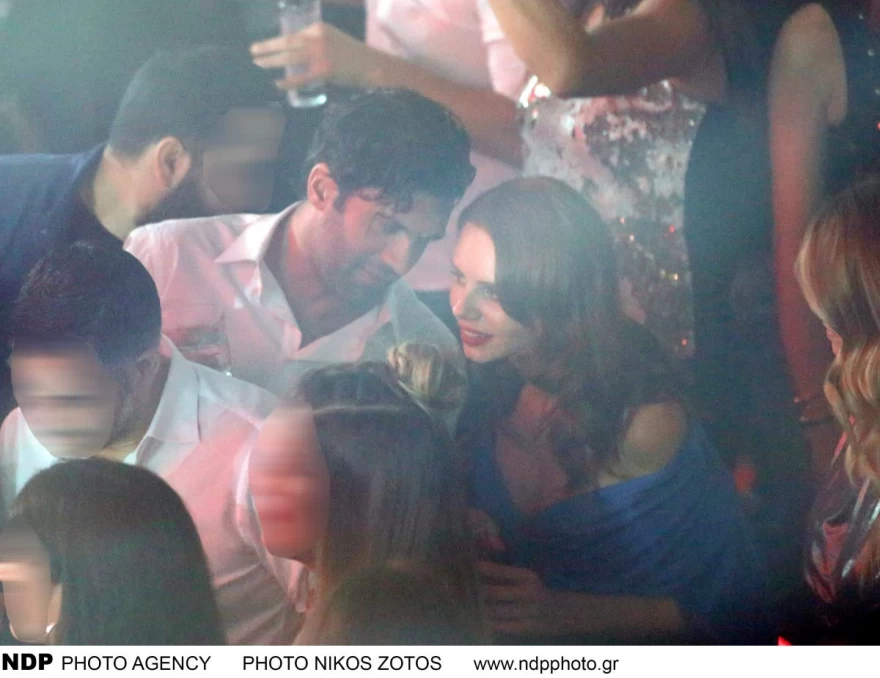 Η Έβελυν Καζαντζόγλου με τον Γιώργο Παπακώστα