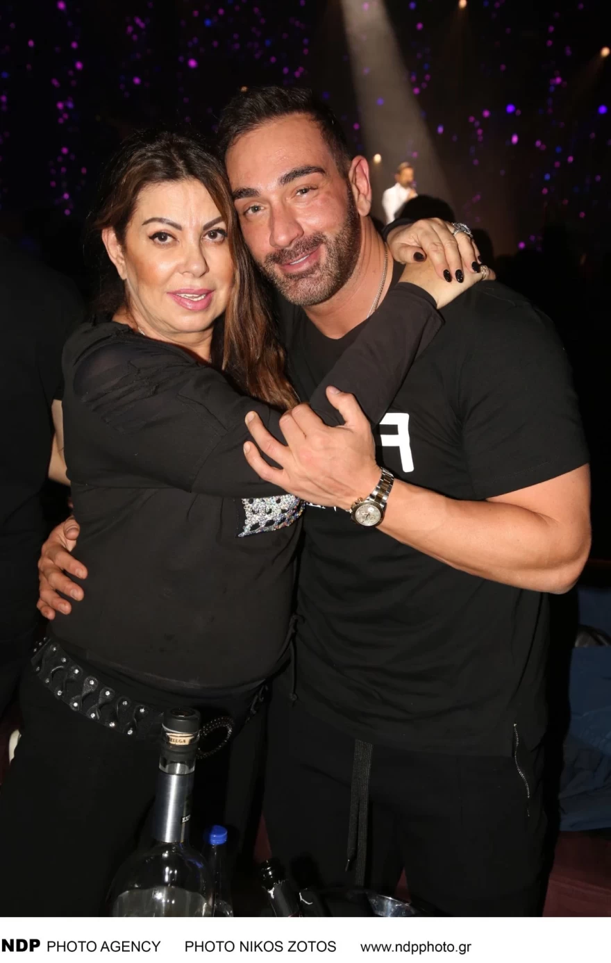 Ο Νίκος Κοκλώνης και η Άντζελα Δημητρίου