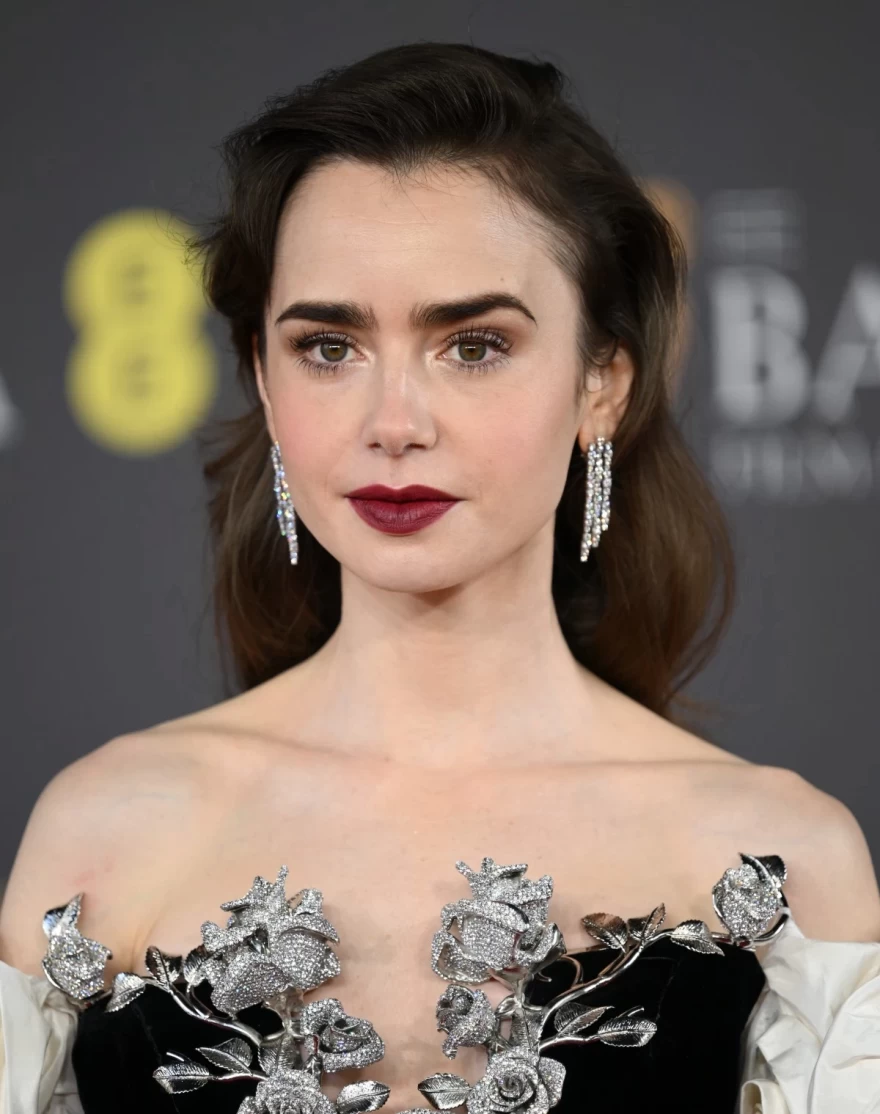 lilycollins_bafta