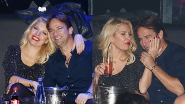 Ελένη Μενεγάκη: Στην αγκαλιά του Ματέο Παντζόπολου - Τρυφερές στιγμές στο εξωτερικό για την 9η επέτειο γάμου τους