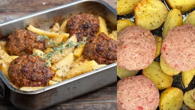 Μπιφτέκια με πατάτες στο φούρνο: Τα μυστικά στα πλάσιμο και το ψήσιμο για να βγουν αφράτα και όχι "στόκος"