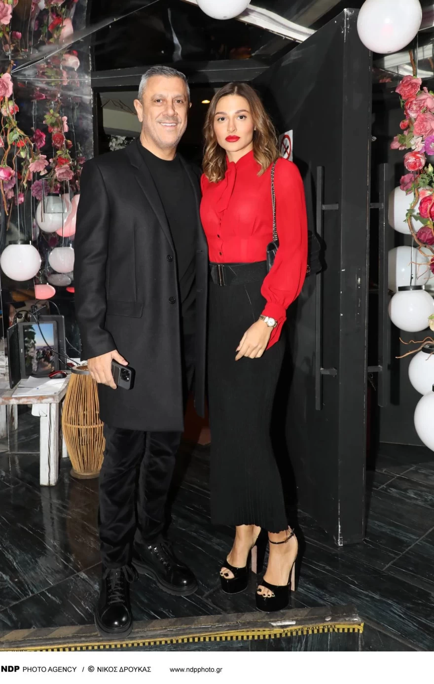 Η Ναυσικά Παναγιωτακοπούλου με τον Κώστα Πηλαδάκη