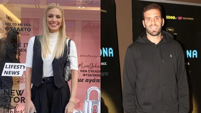 Νίκος Παππάς - Βάλια Χατζηθεοδώρου: Σε τρυφερές στιγμές στα μπουζούκια