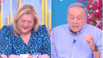 Ανδρέας Μικρούτσικος σε Χρύσλα Γεωργακοπούλου: «Όταν μιλάω, να μη μιλάς!» - Ξέσπασε σε γέλια μόλις της φώναξε