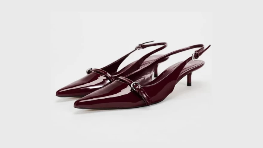 μπορντό γόβες