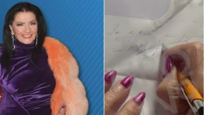 Ζωζώ Σαπουντζάκη: Ρίγη συγκίνησης στο δωμάτιο του νοσοκομείου  - Το ιδιόχειρο σημείωμα που ζήτησε να στείλουν οι συνεργάτες της