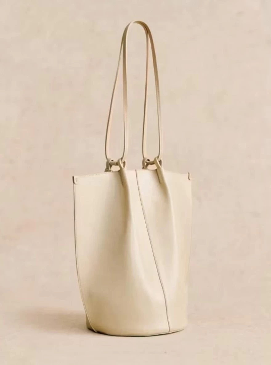 μπεζ τσάντα