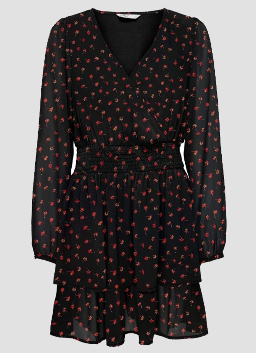 φλοράλ φόρεμα μίνι