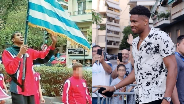 25η Μαρτίου: Δείτε τον Γιάννη Αντετοκούνμπο ντυμένο τσολιά και σημαιοφόρο