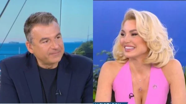 Γιώργος Λιάγκας - Η αμήχανη ερώτηση στην Αλεξάνδρα Παναγιώταρου: «Τα ταξίδια τα κάνεις με δικά σου λεφτά ή είναι χορηγικά;»