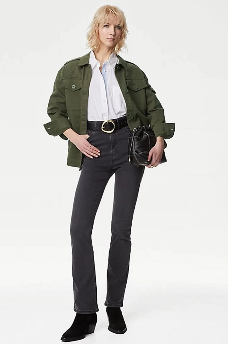 χακί μπουφάν