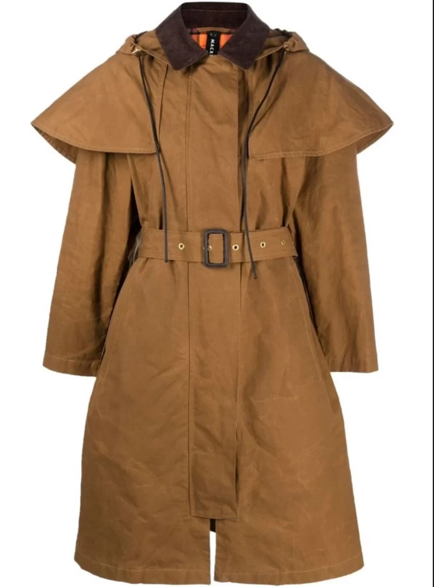 καφέ τζάκετ