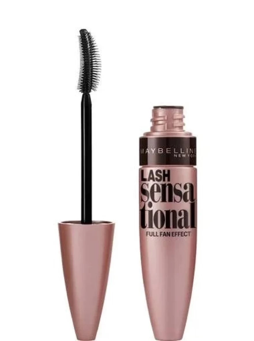 μαύρη μάσκαρα lash sensational maybelline new york