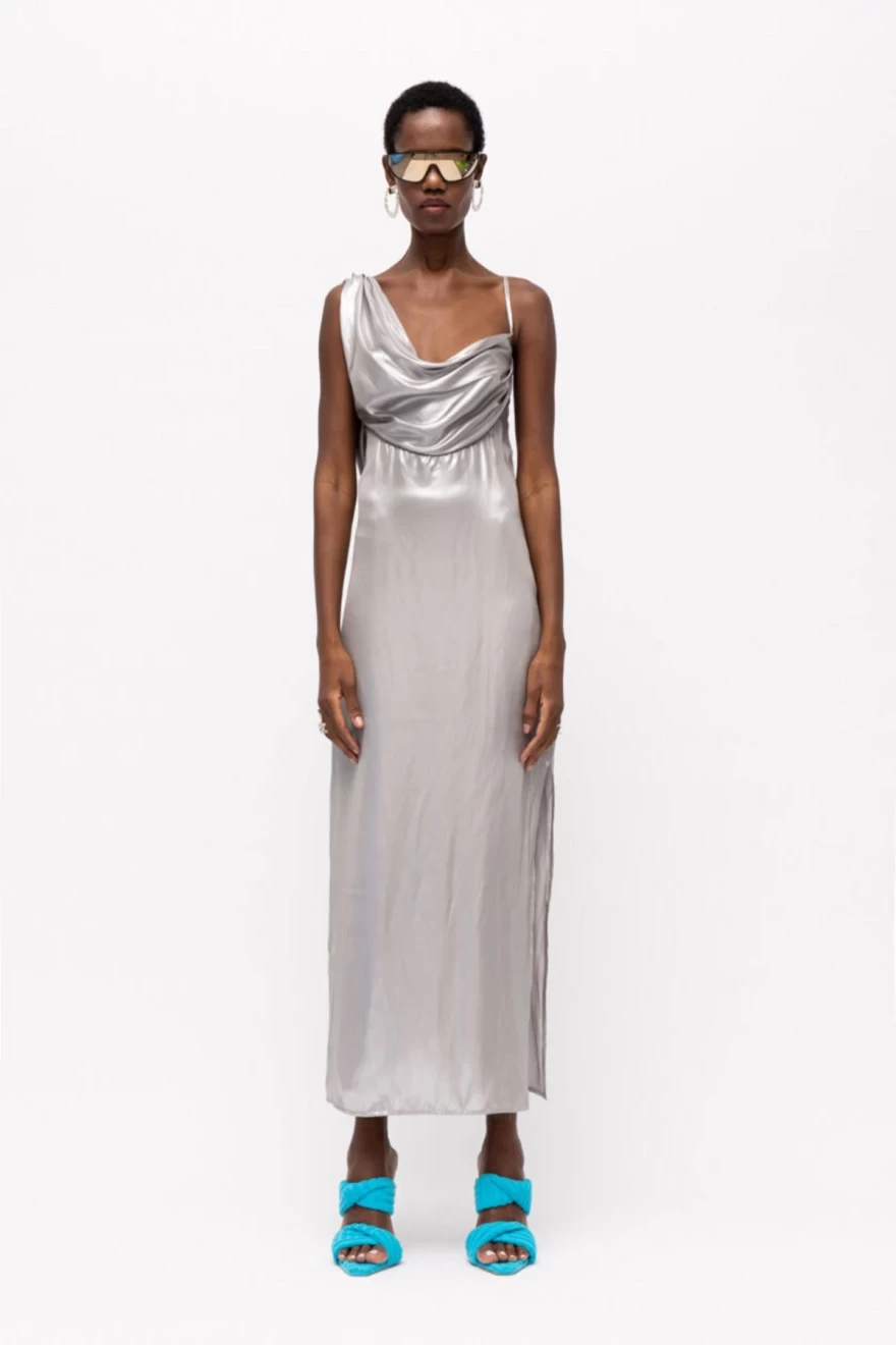 γκρι φόρεμα