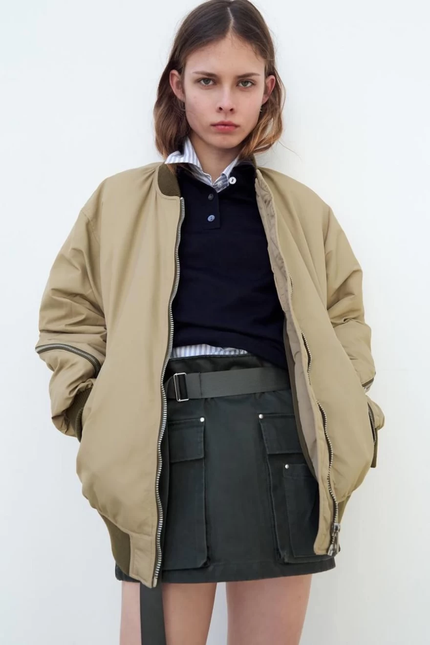 φαρδύ μπουφάν