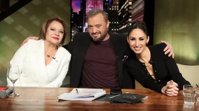 Σάββατο με φίλους: Ο Χρήστος Φερεντίνος υποδέχεται την Πίτσα Παπαδοπούλου