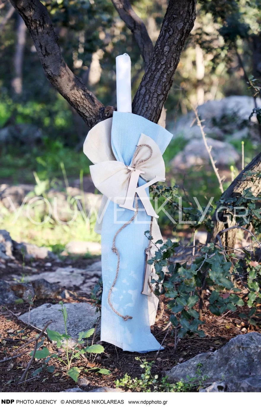 Αρσενίου Πλεύρη βάφτιση παιδιού λαμπάδα