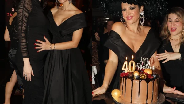 Εμφανίστηκε σε προχωρημένη εγκυμοσύνη στο πάρτι της Ραμόνας Βλαντή - Περιμένει το 1ο της παιδί η πασίγνωστη Ελληνίδα ''γαζέλα''