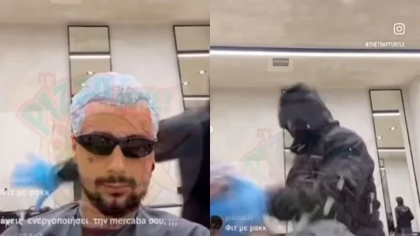 Sin Boy: Άγρια επίθεση σε live μετάδοση - Μπήκαν στο κομμωτήριο και ξεκίνησαν να τον ξυλοκοπούν