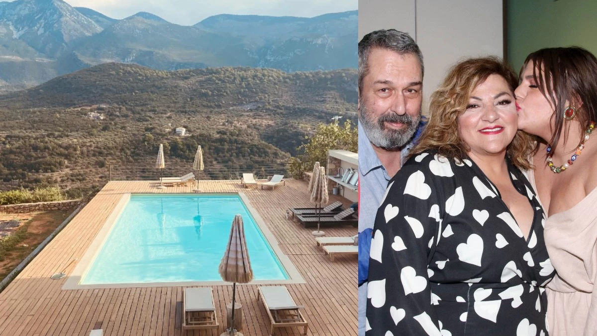 Σταυροπούλου & Χατζηπαναγιώτης: Οικολογικές βίλες με πισίνα, τζάκι και μπάρμπεκιου - ''Στολίδι'' το πέτρινο ξενοδοχείο τους στη Μάνη