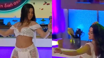 Η μαμά μου μαγειρεύει καλύτερα από τη δική σου: Χαμός στο πλατό του ΣΚΑΙ με παίκτρια που χόρεψε τον χορό της κοιλιάς