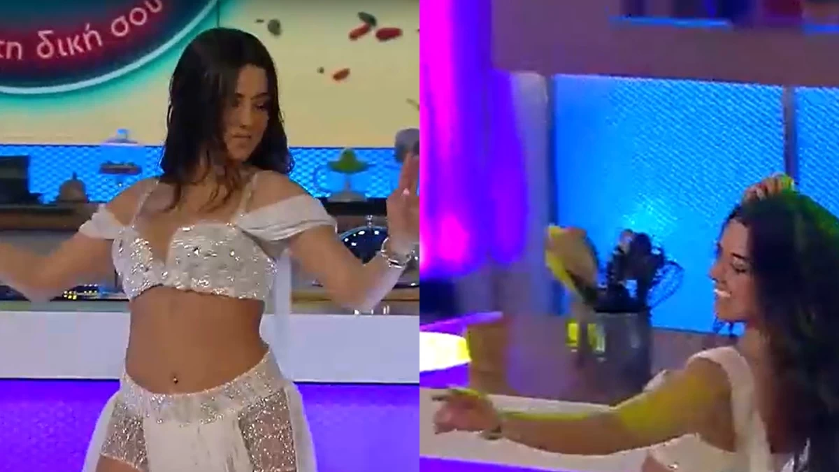 Η μαμά μου μαγειρεύει καλύτερα από τη δική σου: Χαμός στο πλατό του ΣΚΑΙ με παίκτρια που χόρεψε τον χορό της κοιλιάς