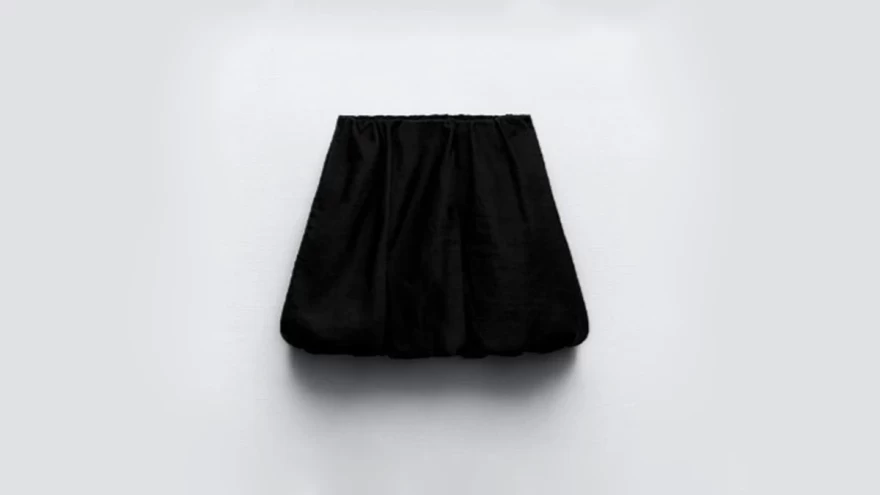 μαύρη φούστα balloon