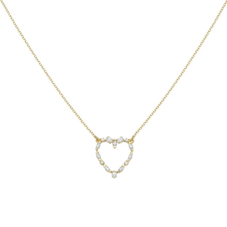 κολιέ με καρδιά