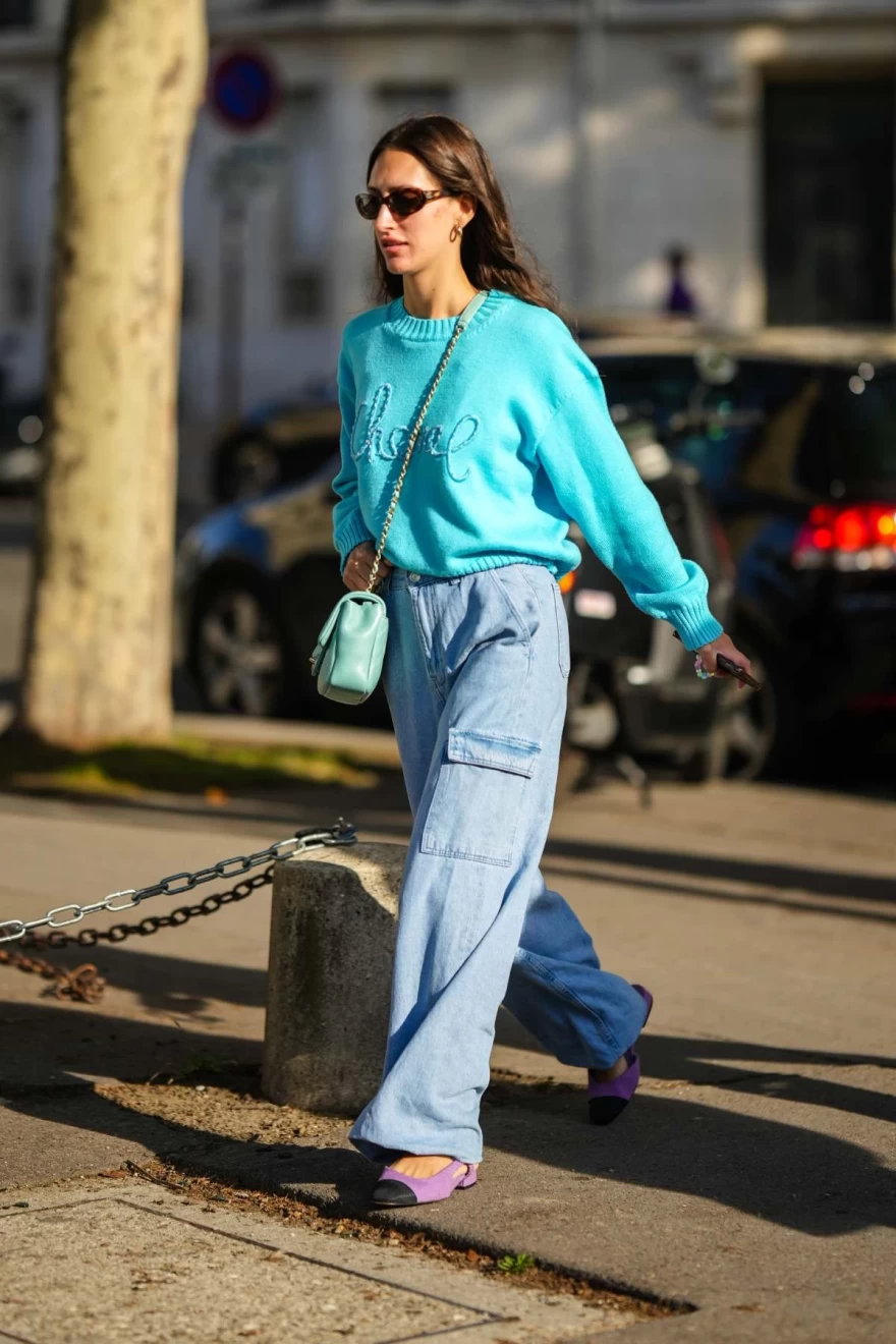 cargo τζιν παντελόνι