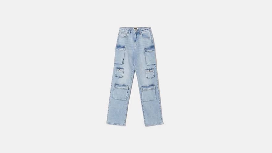 ανοιχτόχρωμο τζιν παντελόνι