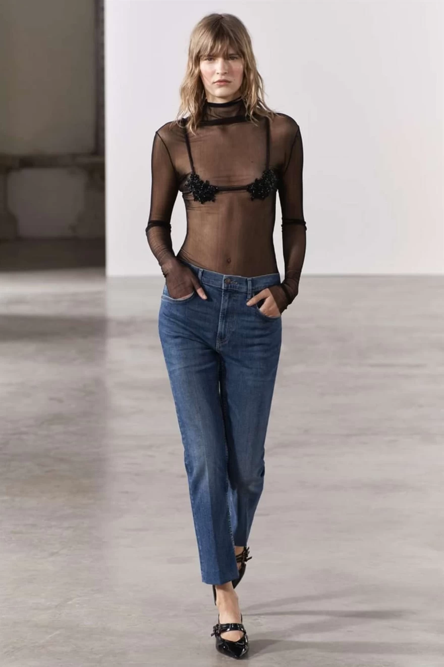 τζιν καμπάνα zara