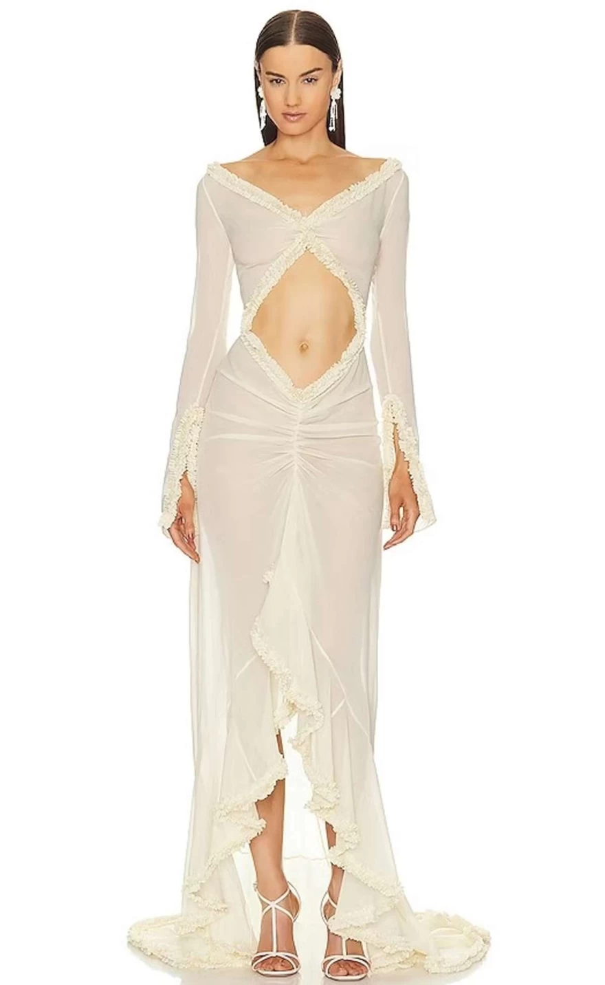 μπεζ φόρεμα παραλίας