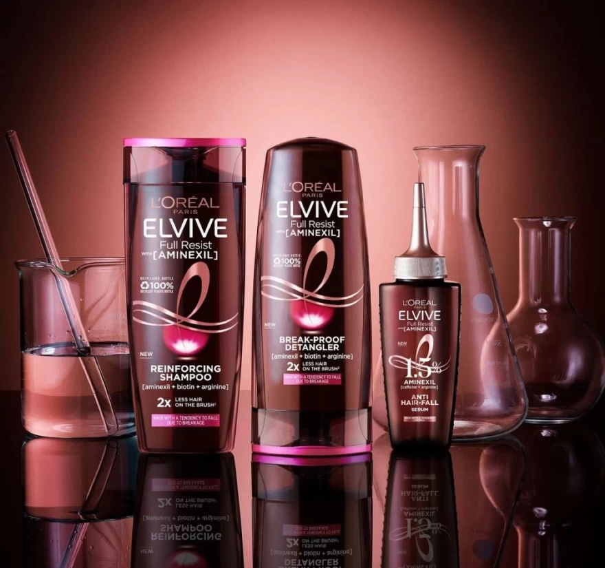 σειρά φροντίδας μαλλιών elvive full resist loral paris
