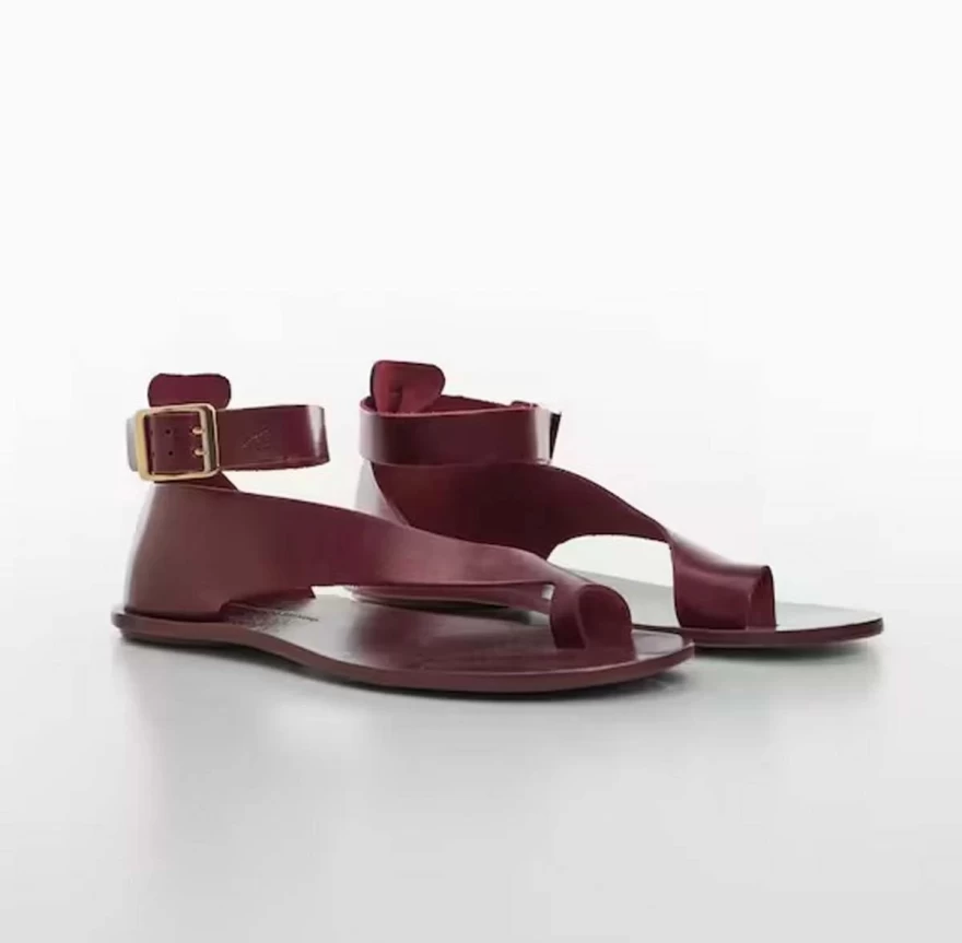 μπορντό πέδιλα