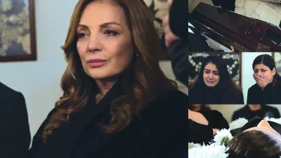 Γη της ελιάς: Σκηνές αρχαίας τραγωδίας στην κηδεία του Φίλιππου - «Γιατί με άφησες μόνη μου; Τι θα πω στο παιδί μας;»