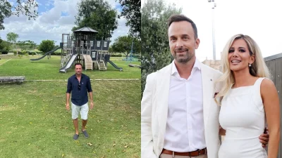 Γιώργος Λιάνος: Το τρυφερό βίντεο με την Κωνσταντίνα Καραλέξη και την κόρη τους στις κούνιες του Άγιου Δομίνικου