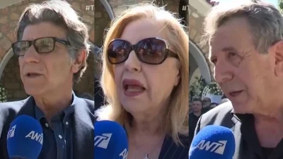 Βαρύ το κλίμα στην κηδεία του Γιώργου Καραγιάννη - Πλήθος ηθοποιών στο τελευταίο αντίο του ιδιοκτήτη των Κάπα Studios