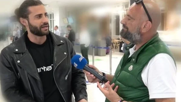 Κωνσταντίνος Βασάλος: «Τι με ρωτάς; Είσαι τρελός;» - Αμήχανος στο αεροδρόμιο μετά το κρυφό ταξίδι στη Ρώμη με τη φημολογούμενη σύντροφό του