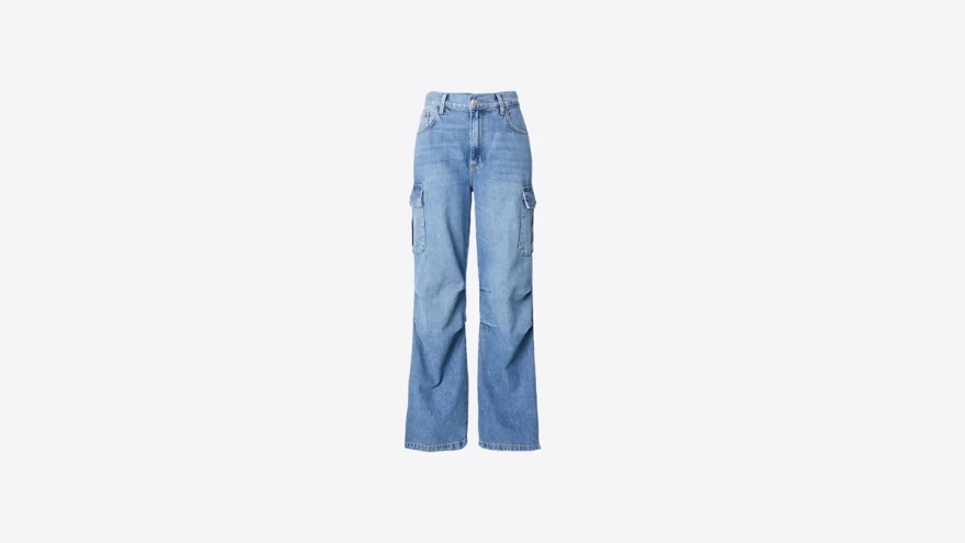 cargo denim pants
