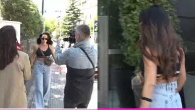 Μαρία Αντωνά: Η πρώτη αντίδραση μπροστά στις κάμερες μετά το χωρισμό της από τον Άρη Σοϊλέδη